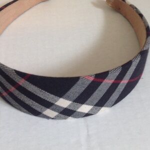Headband plaid